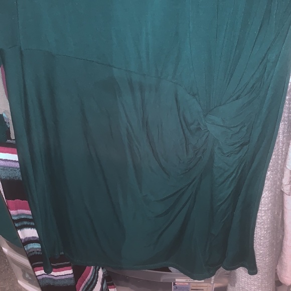 TORRID GREEN LONG SLEEVE SHIRT 3X - Picture 3 of 6
